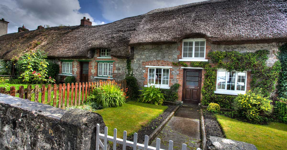 Tradičné írske domčeky