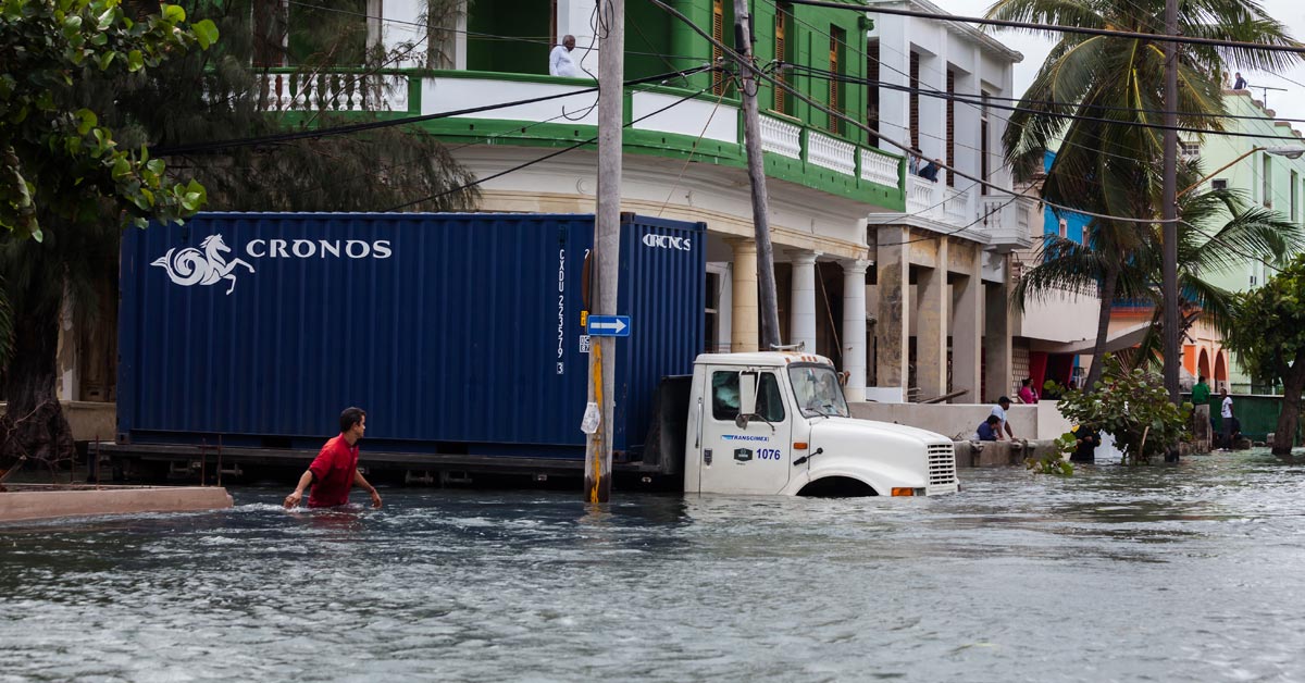 Hurikán Irma zanecháva v Karibiku stopu skazy