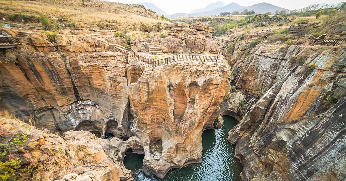 Útvary a formácie Bourke's Luck Potholes