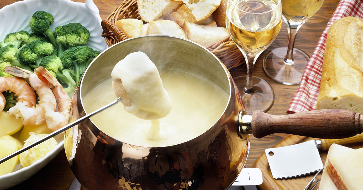 Delikátne syrové fondue