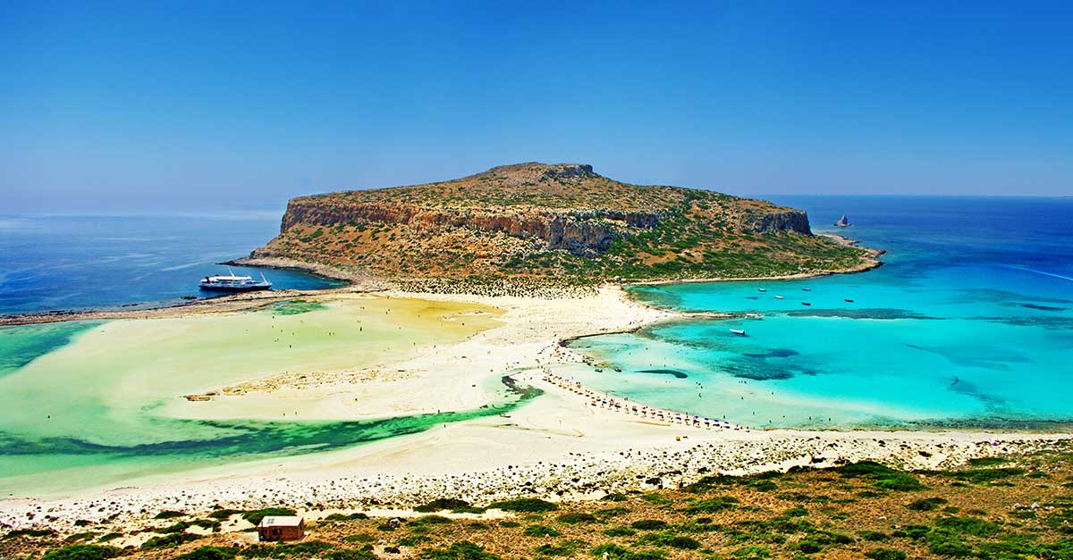 Najfotografovanejšia krétska pláž Balos.