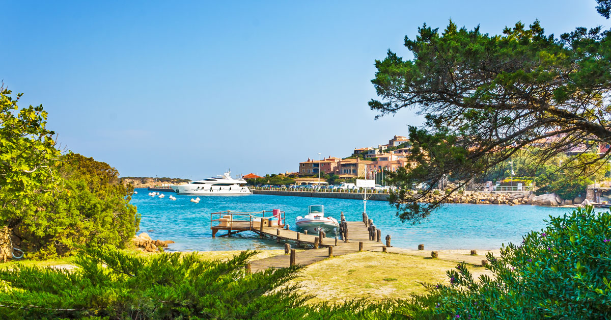 Mesto na vysokej nohe - Porto Cervo