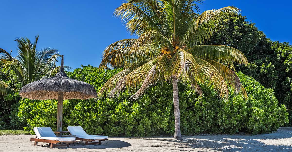 Pre romantikov je určite zaujímavá pláž na ostrove Mauritius.