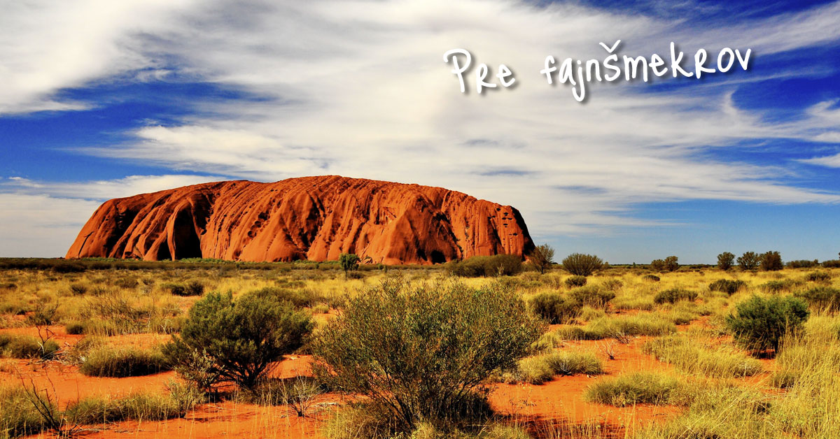 Uluru alebo Ayers Rock je opradený legendami