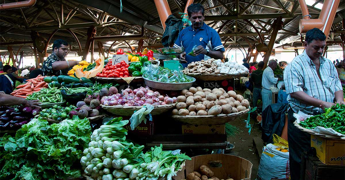 Rozmanitosť mauricíjskej kuchyne tkvie v rôznorodosti miestnych potravinových trhov.