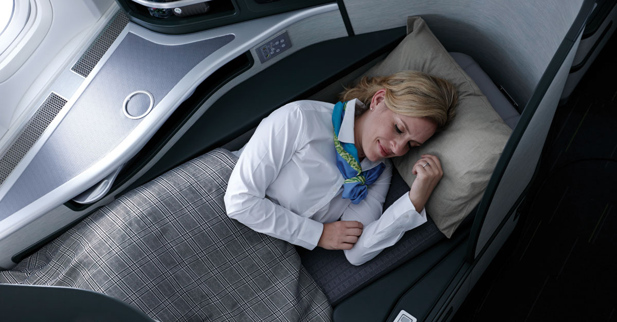 EVA Air - trieda Royal Laurel Class