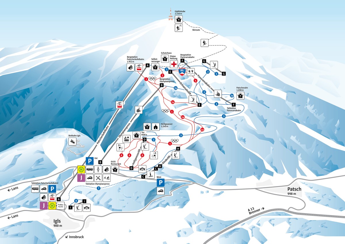 Названия горнолыжных курортов. Инсбрук Австрия горнолыжный курорт. Инсбург горнолыжные курорты. Пачеркофель горнолыжный курорт. Инсбрук трассы.